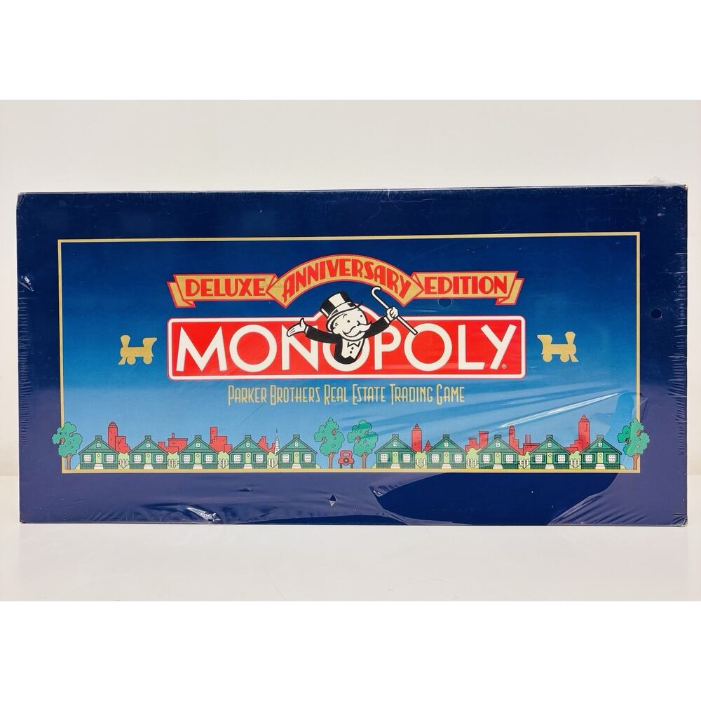 Monopoly 1985 Deluxe Anniversary Edition 0007 New Sealed